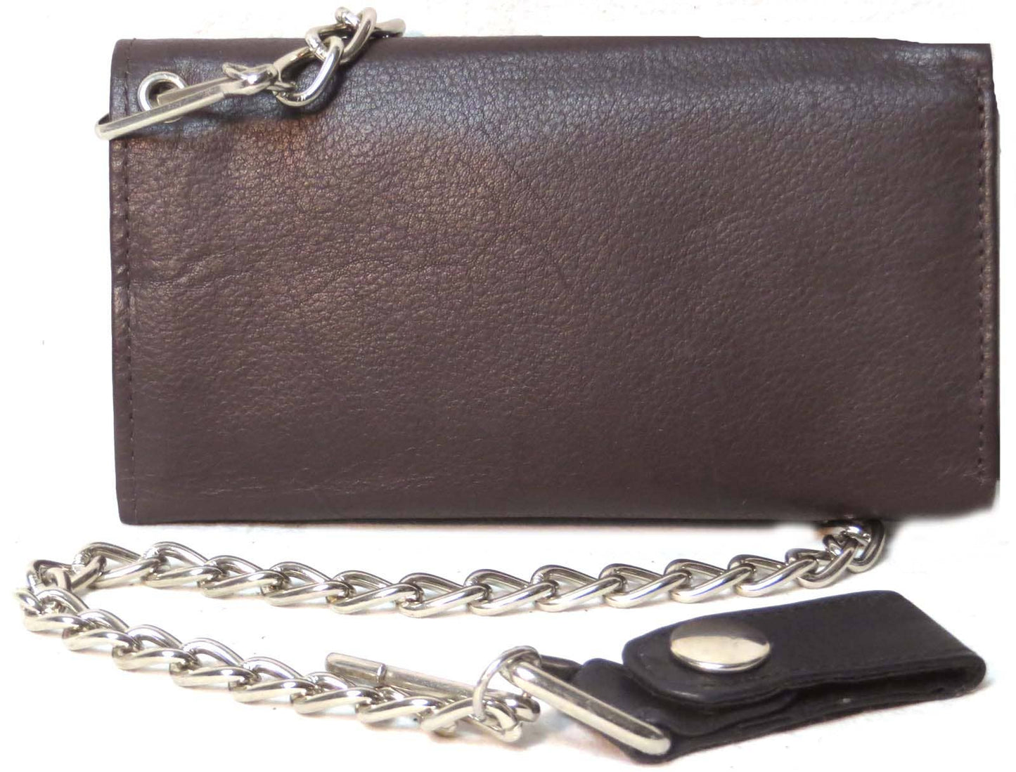 Genuine Leather Cowhide RFID Biker's Wallet #4685RP
