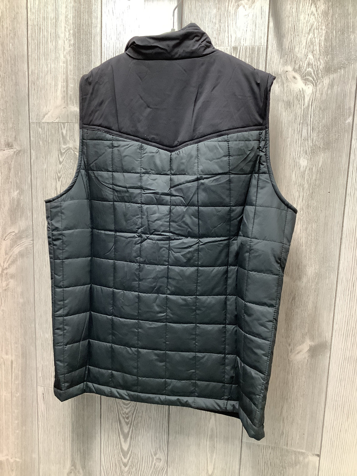 ROCK & ROLL Black Quilted Vest BM98C09200