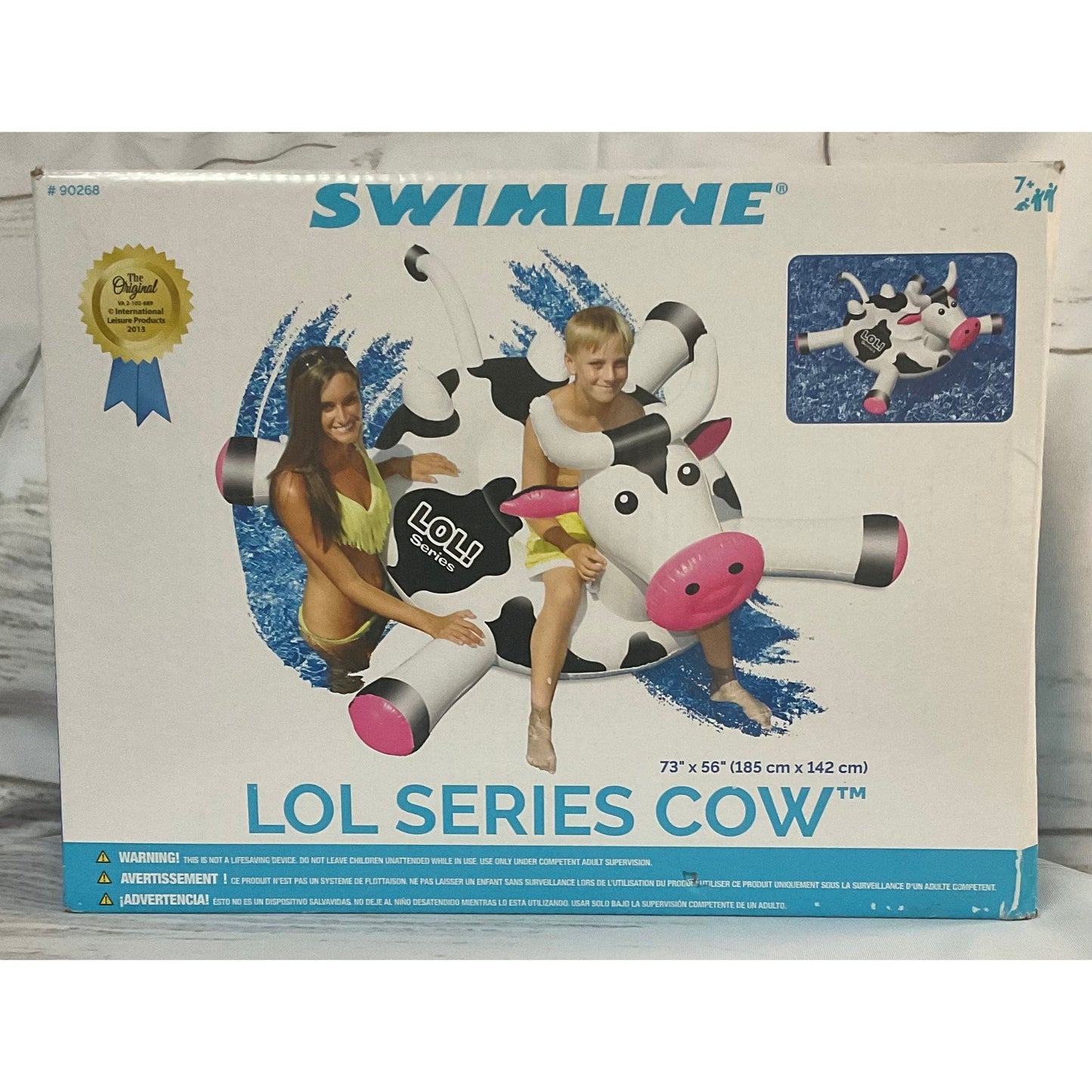 Swimline - Lol Series Cow Inflatable Water Toy 90268