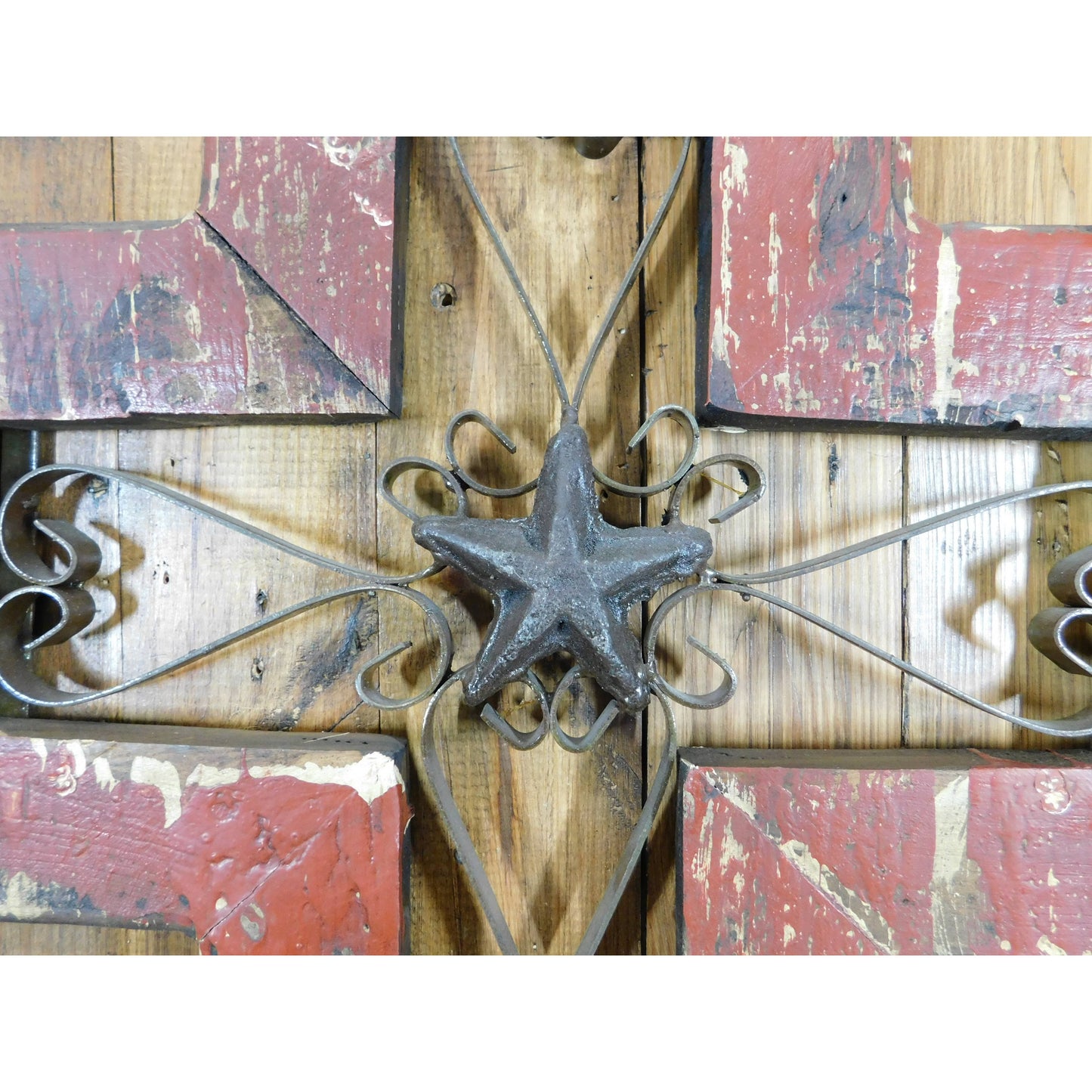 San Angelo Handmade Wall Scroll Cross 20x31
