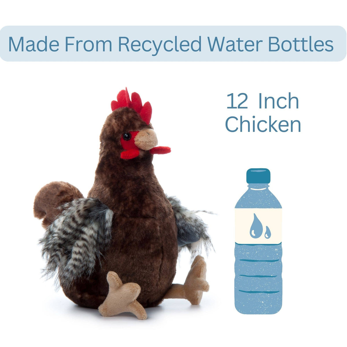 12" (28cm) Wild Onez Chicken Farm Stuffed Animal
