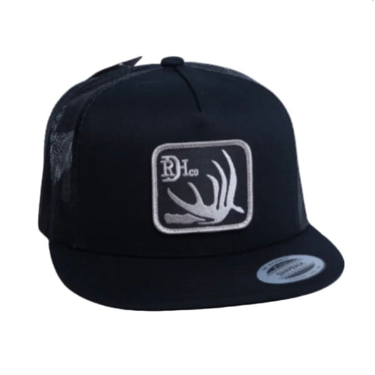 Red Dirt Hat Co. - All Black Deer Shed Trucker Cap RDHC-163