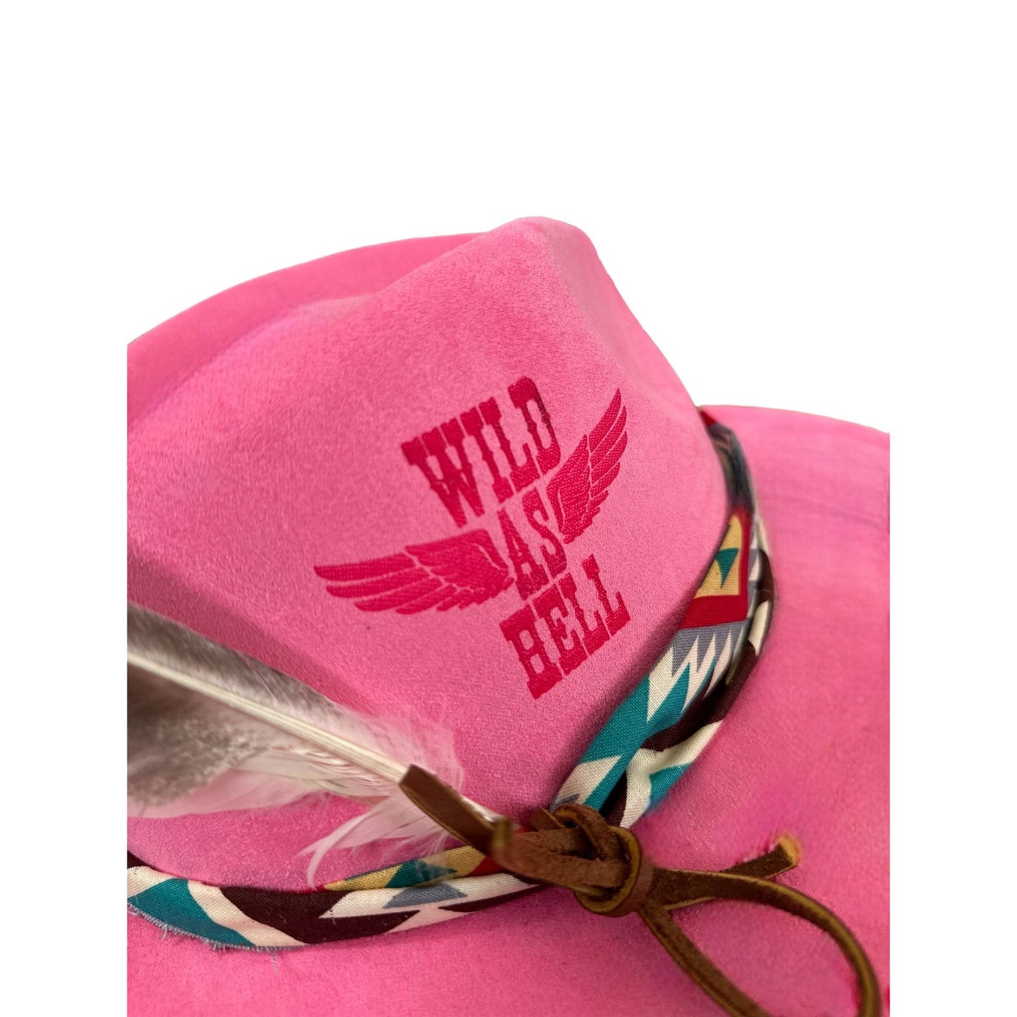Wild Indigo - Wild As Hell Burned Western Cowboy Hat