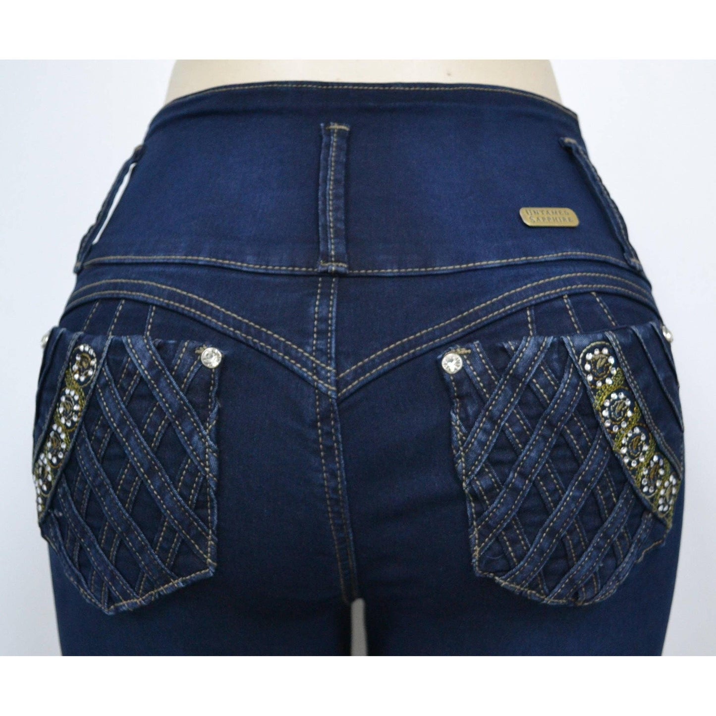 * Untamed Sapphire Clothing LLC - USC-F022 Sexy Roxie Foxy Butt Lifter Levante Cola Jeans