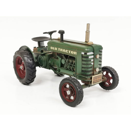 Green "Old Tractor" Metal Model