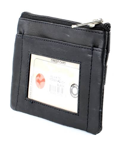 I.D. Window Coin Purse Style : 720 Black