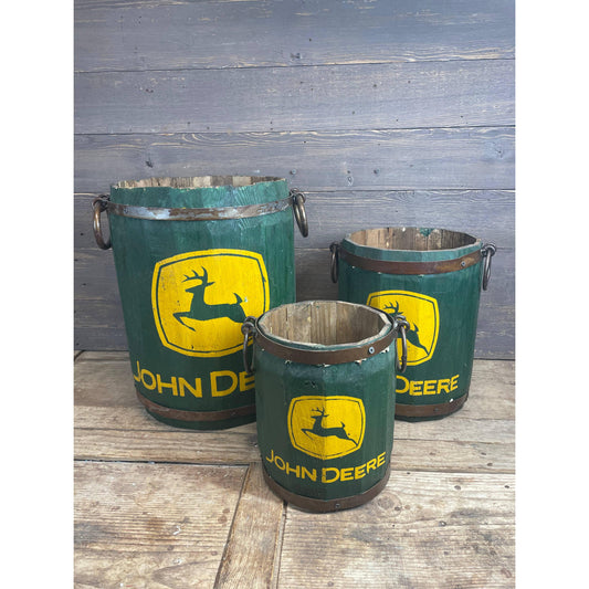 My Amigos Imports - John Deere Rustic Trim Bucket-Green-Handmade-