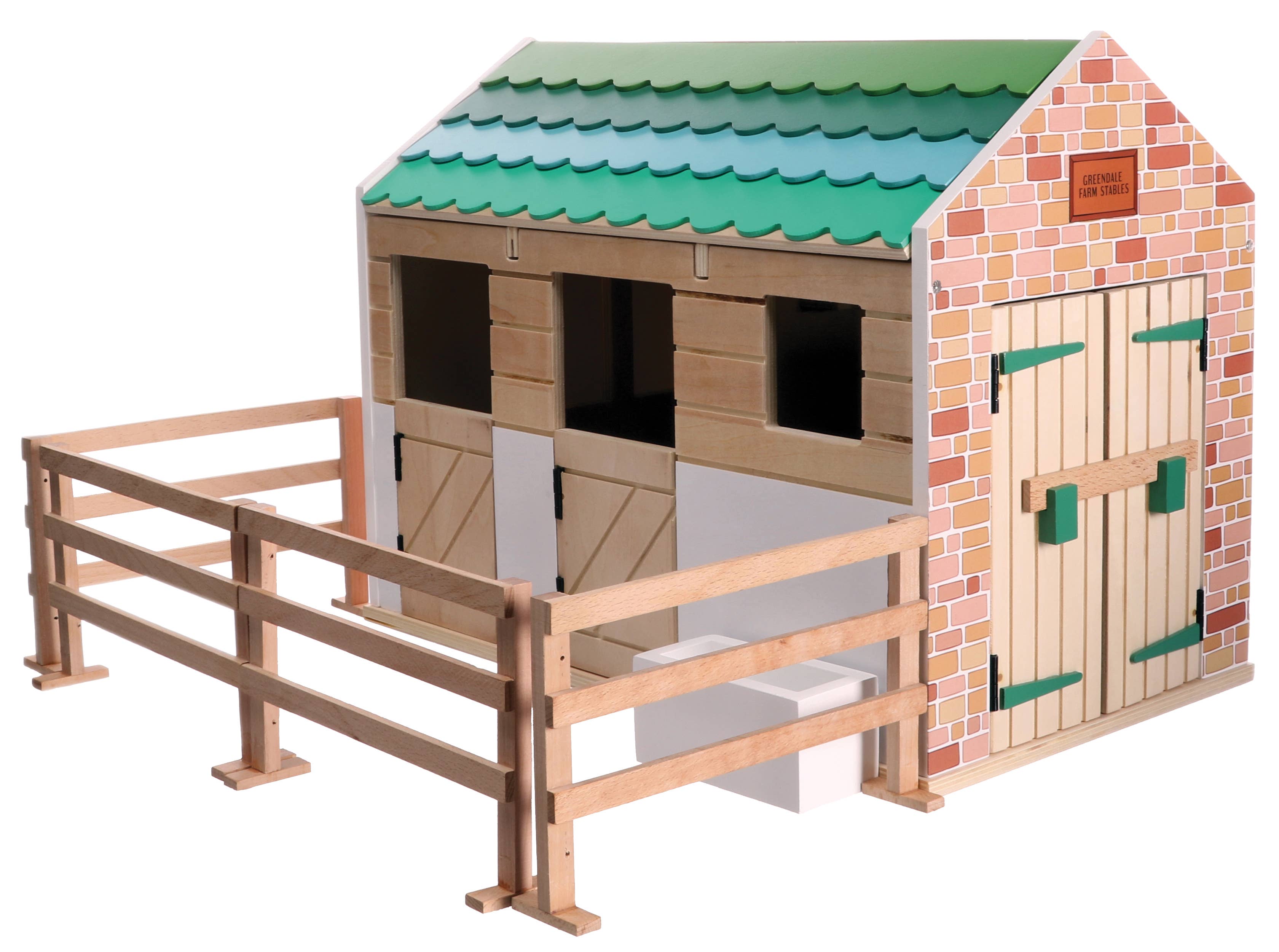 Wooden Stables Playset  - Fashion Doll Play-set