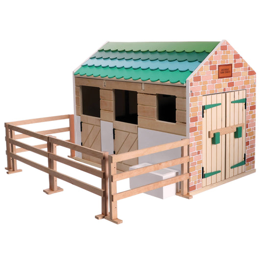 Wooden Stables Playset  - Fashion Doll Play-set