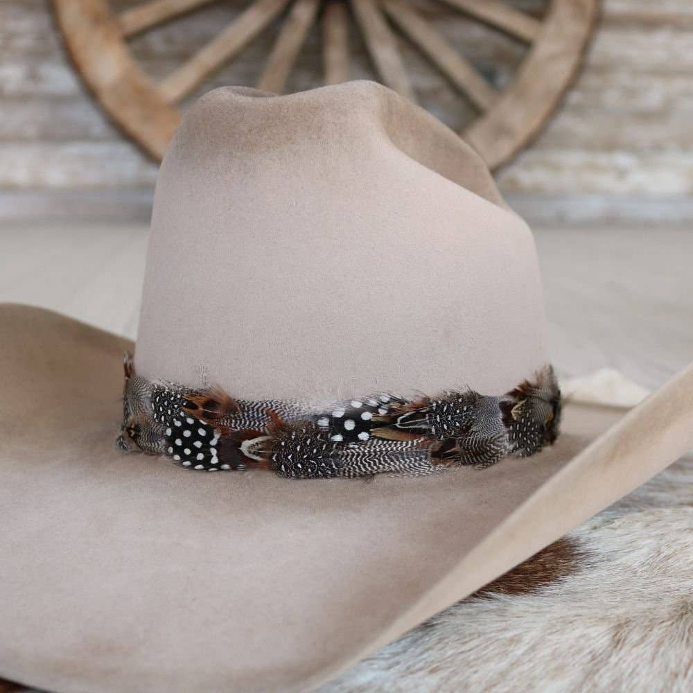 Feather Hat Band - Spotted Eagle