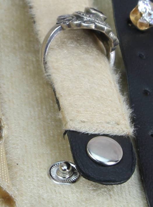 Travel Jewelry Storage Roll w/ Buckle JR 420