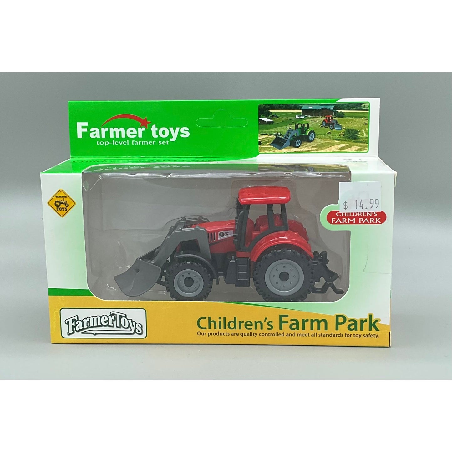 Farmer Toys - Free Wheel Red Tractor