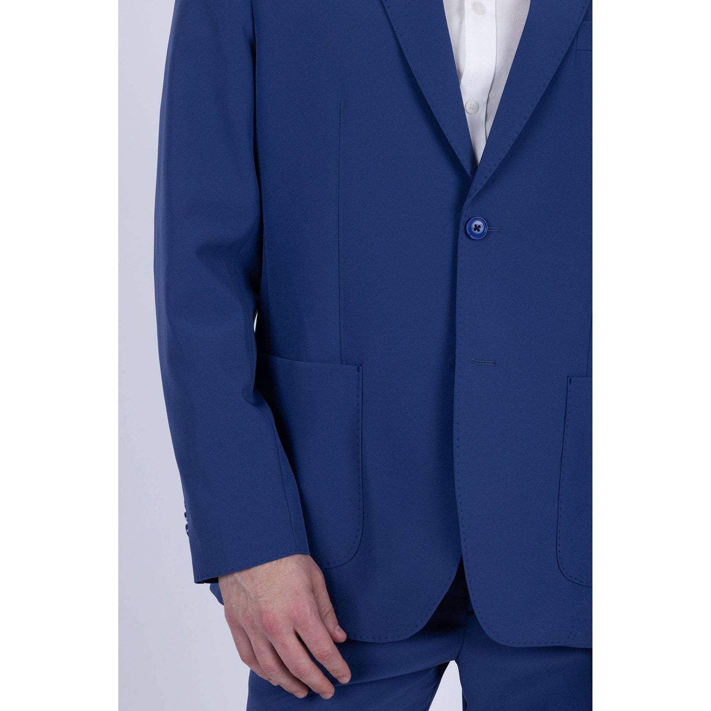 Men's 2-Pieces 2-Button Notch Lapel Suit Set 6SU08