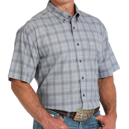 Cinch Men’s Arenaflex® Button-Down, Short Sleve Western Shirt MTW1704169