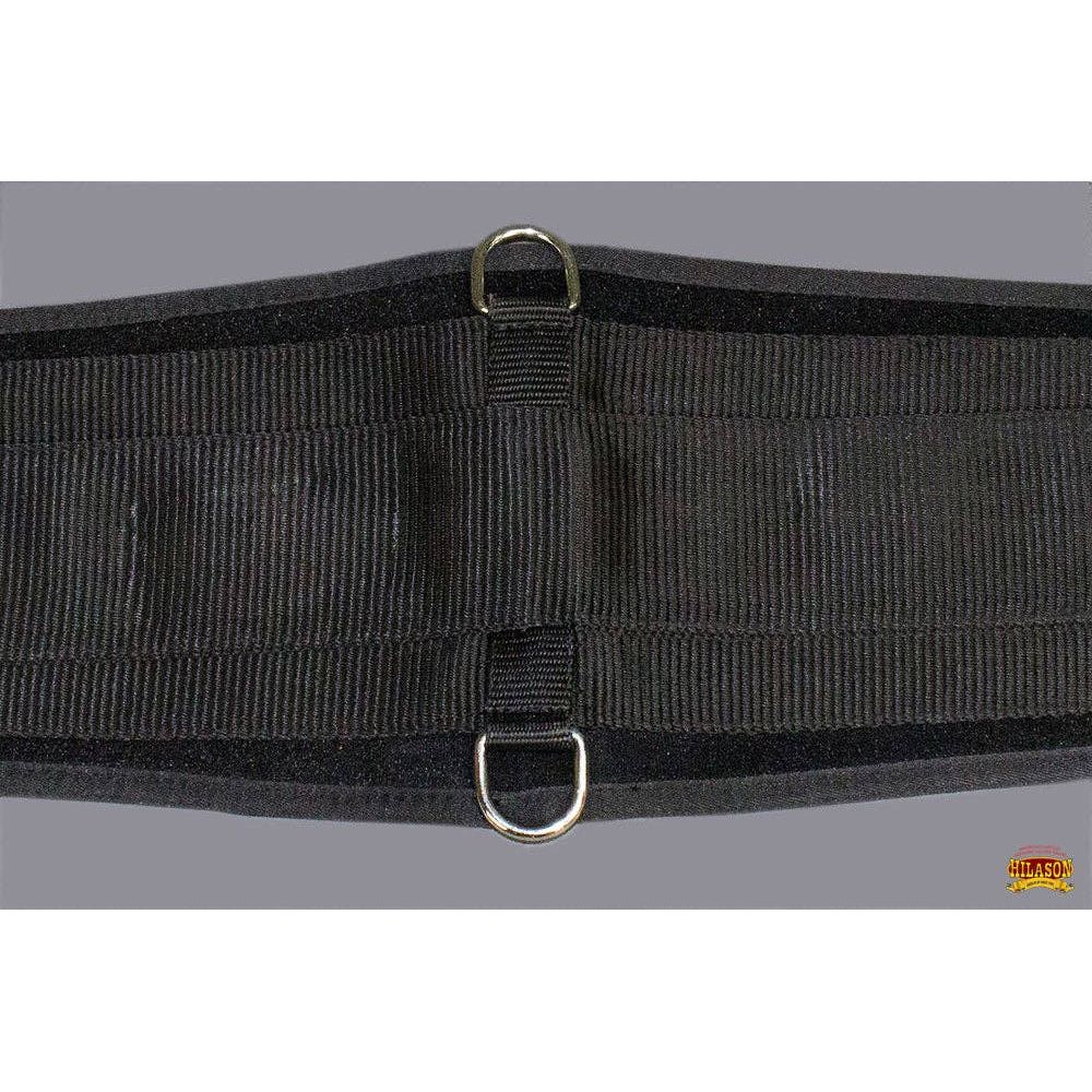 HILASON Western Horse Nylon Roper Saddle Cinch Girth Black Stainless Steel Buckle