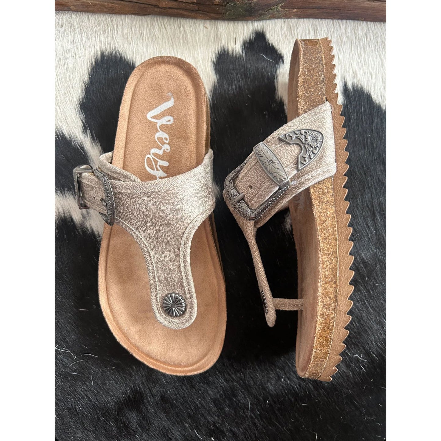 Very-G Texas Cream Sandals