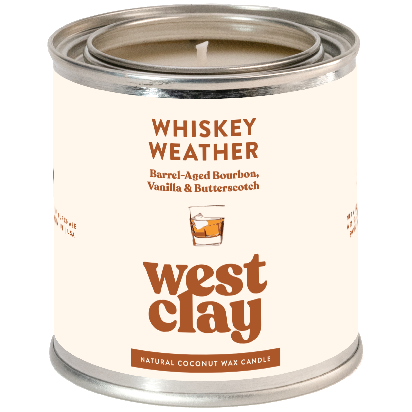 Whiskey Weather Candle | Bourbon, Vanilla, Butterscotch Fall