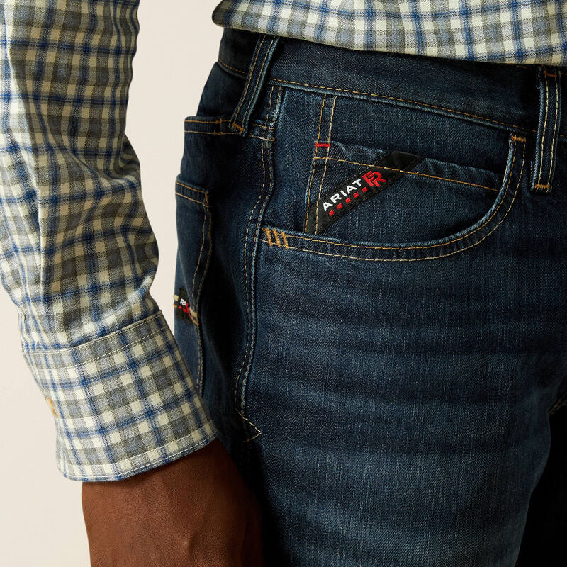 Ariat MENS FR M4 Relaxed Lightweight DuraStretch Boot Cut Jeans