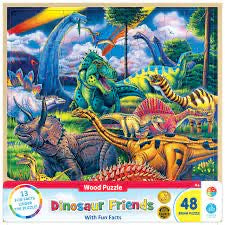 Dinosaur Friends Wooden Puzzle 48pc 11017