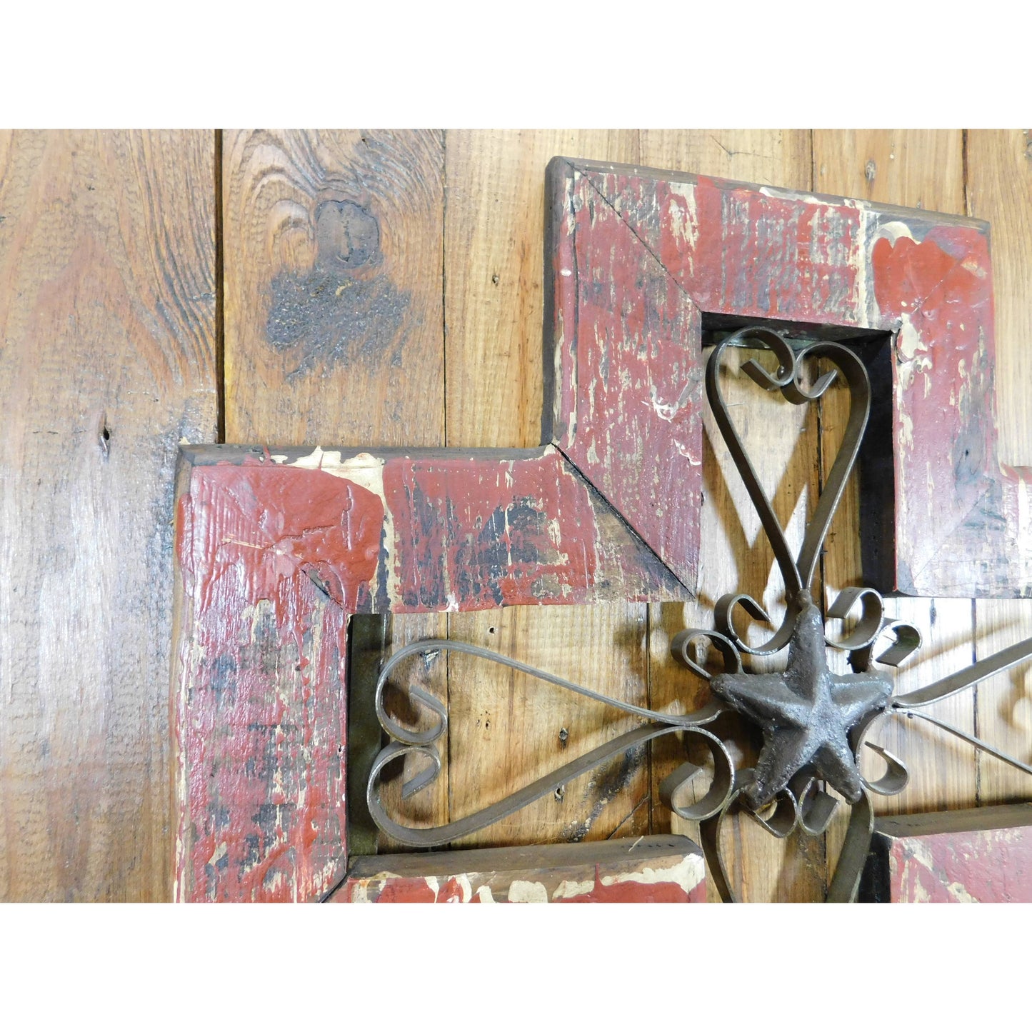 San Angelo Handmade Wall Scroll Cross 20x31