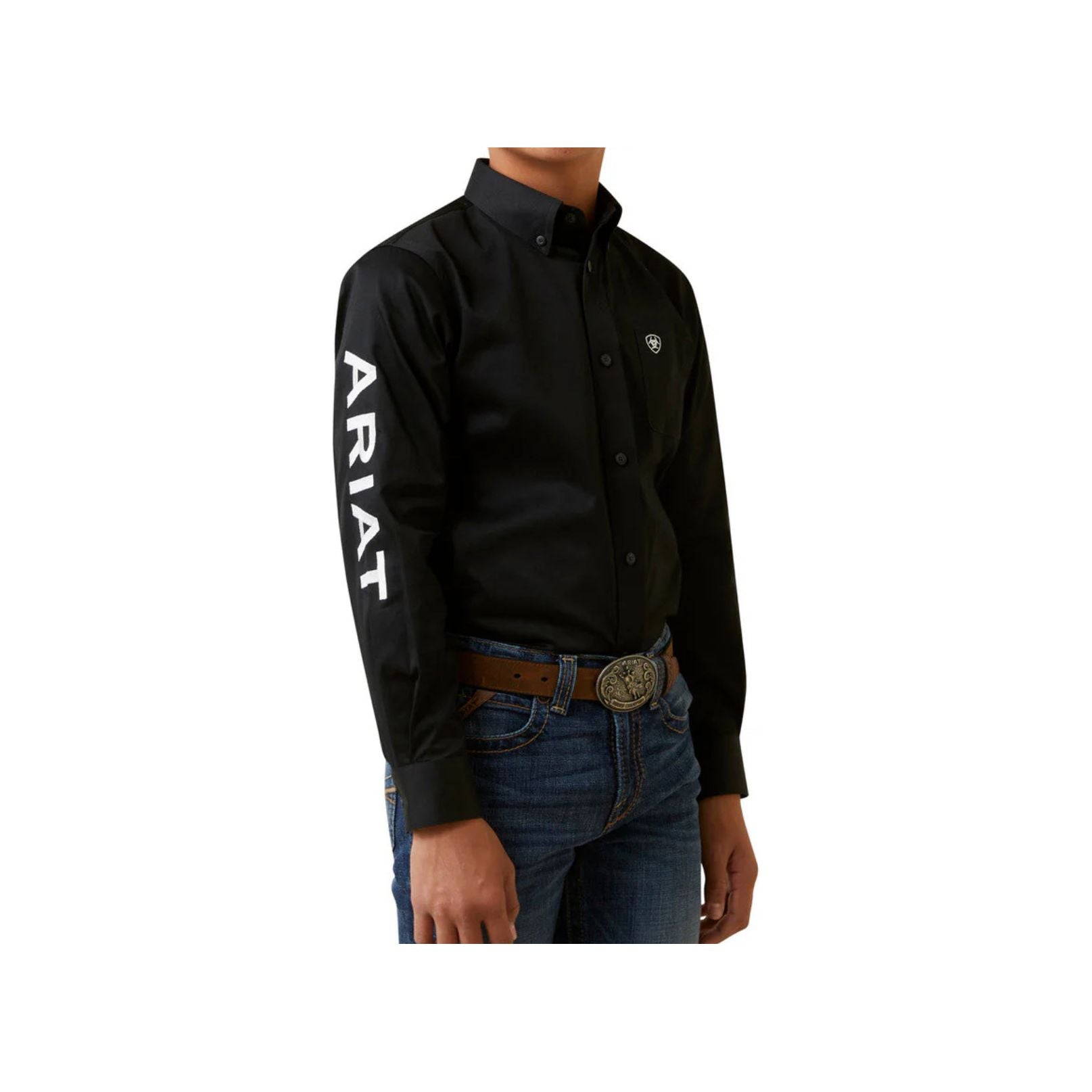 Boys Ariat Long Sleeve Button Up