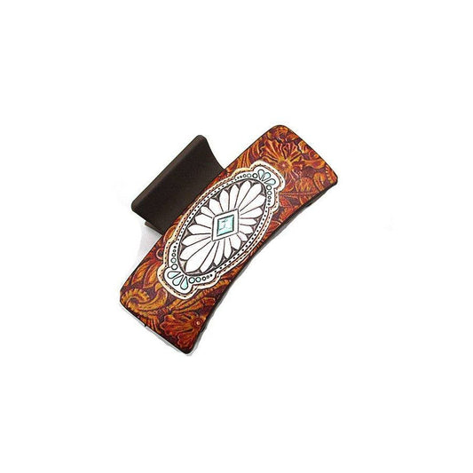 WESTERN CONCHO DESIGN HAIR CLAW