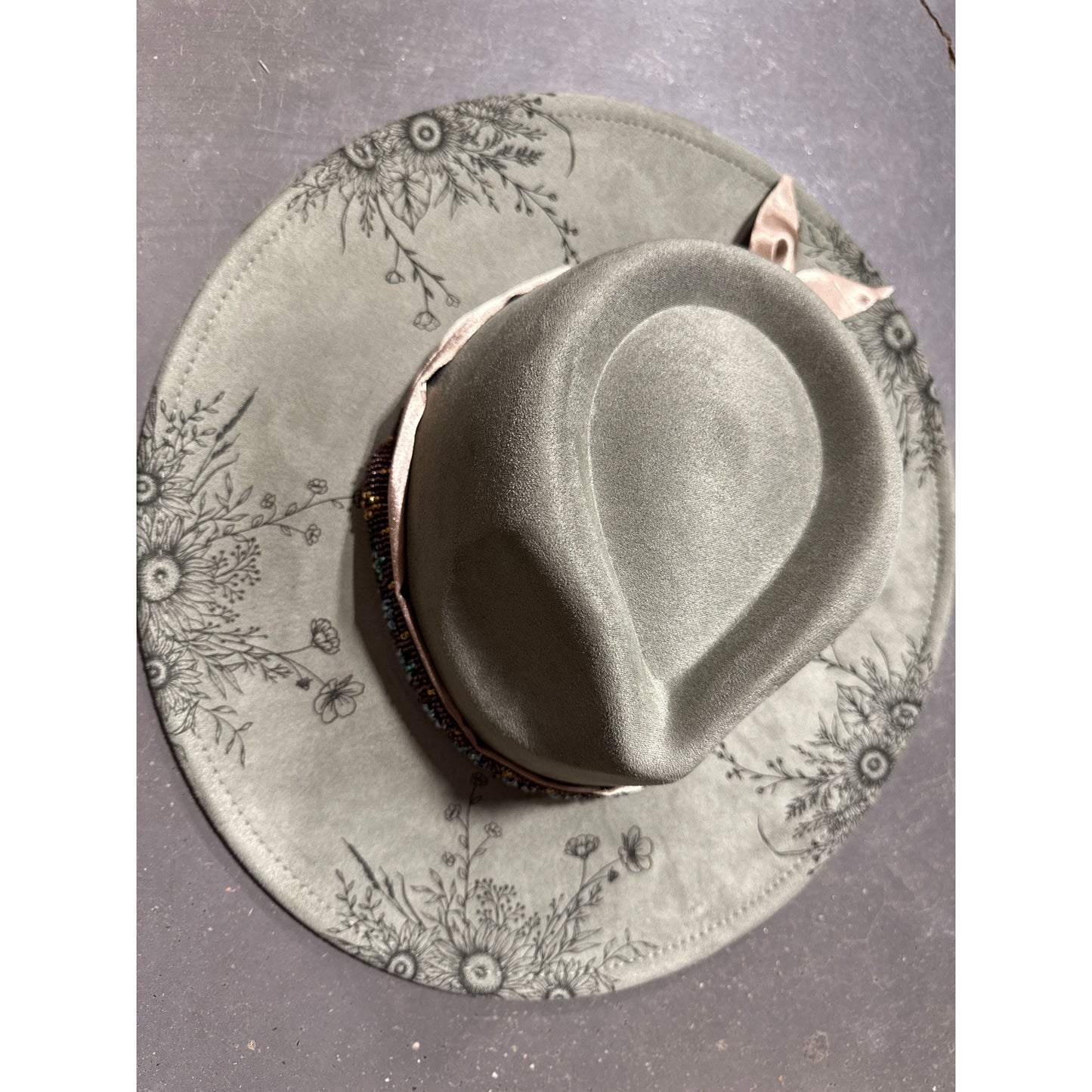Wild Indigo - Wildflower Sunflower Western Cowboy Hat