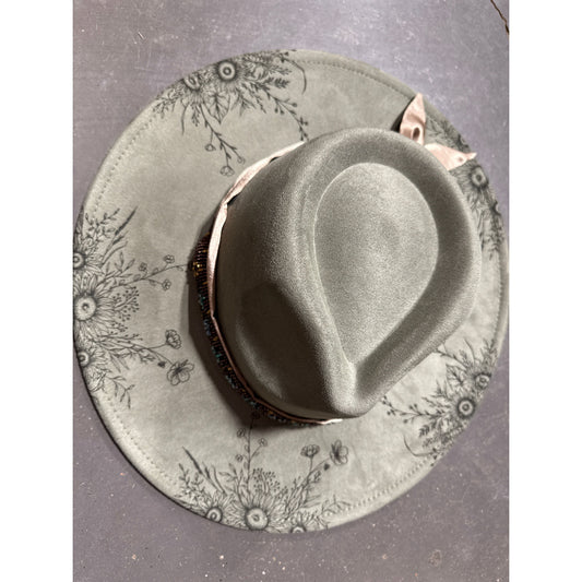 Wild Indigo - Wildflower Sunflower Western Cowboy Hat