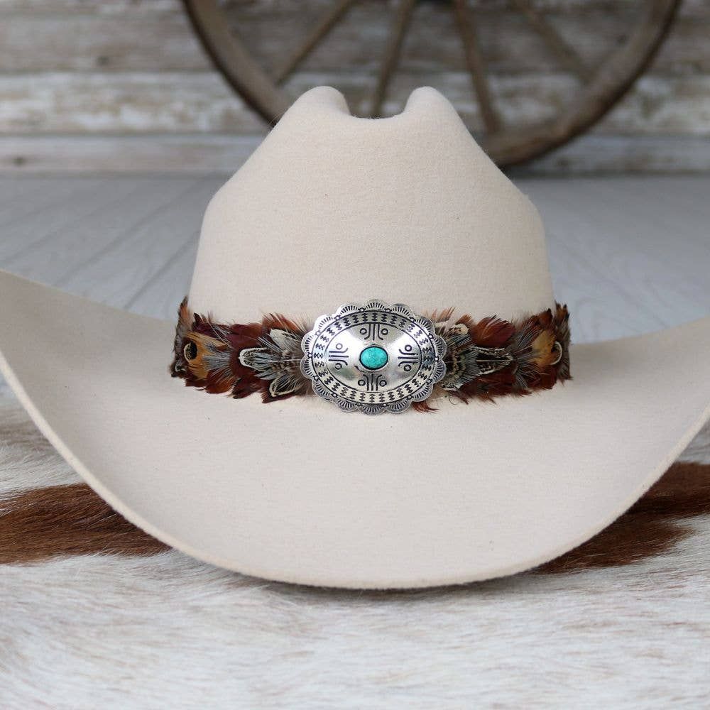 Willow Lane Hat Co. - Western Feather Hat Band - Telluride
