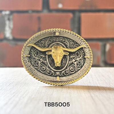 WESTERN EDGE BUCKLES LONGHORN TBB5005