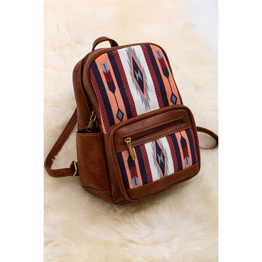 AZTEC PRINTED MINI BACK PACK. BBG40001 M