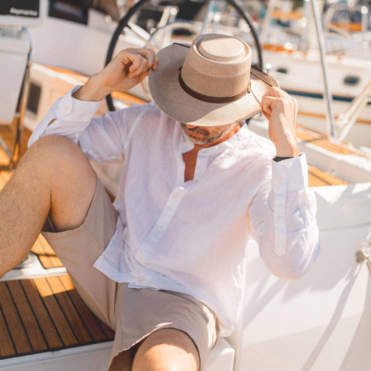 Wide Brim Straw Gambler Hat - Style Madrid