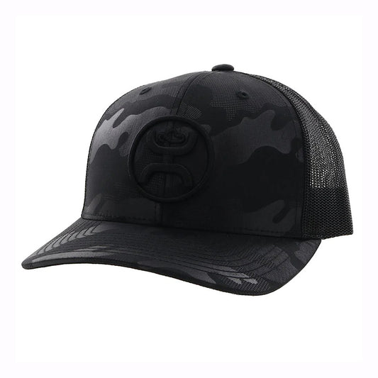 Hooey - O Classic Black Camo Snap Back Men’s Ball Cap 2209T-CABK