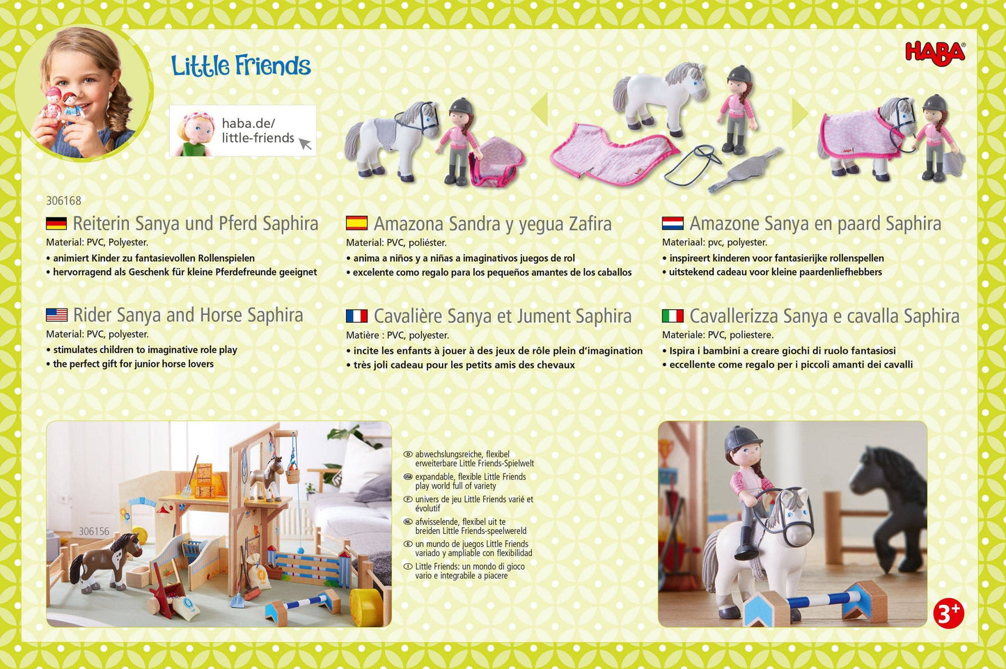 Little Friends Rider Sanya and Horse Saphira