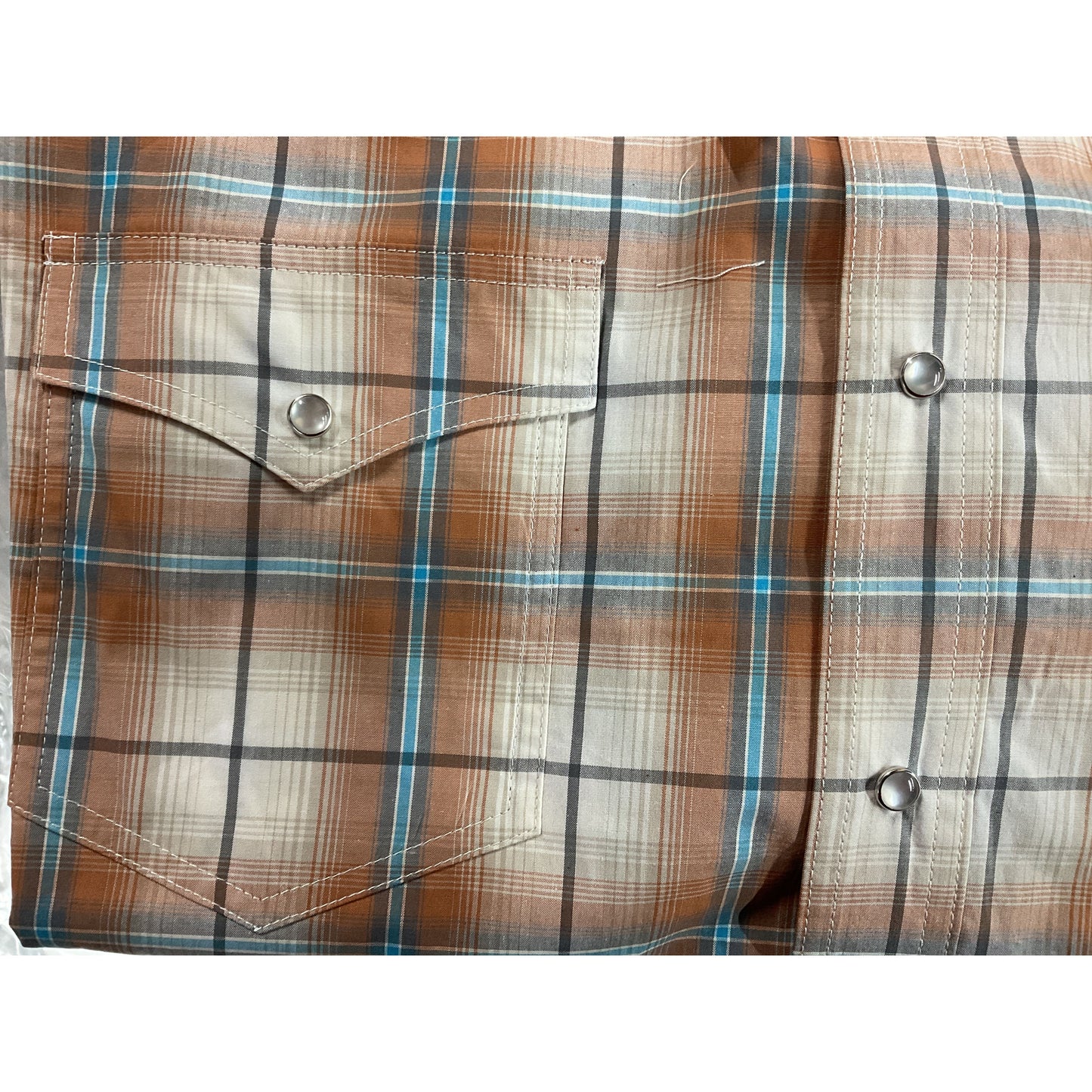 Roper Men’s Long Sleeve Western Shirt, Snap 3-01-278-3020