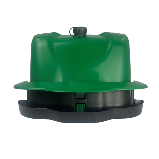 Mountable Self-filling Poultry Drinker, Green, 12L