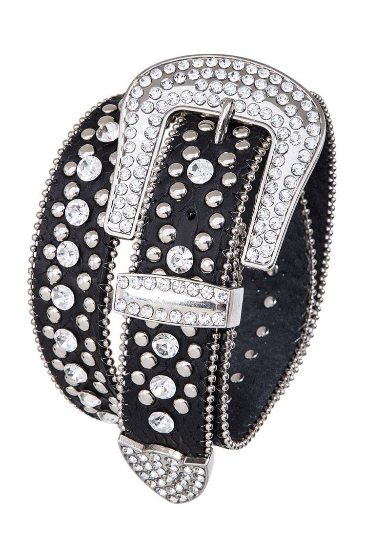 Crystal Buckle Iconic Fashion Belt