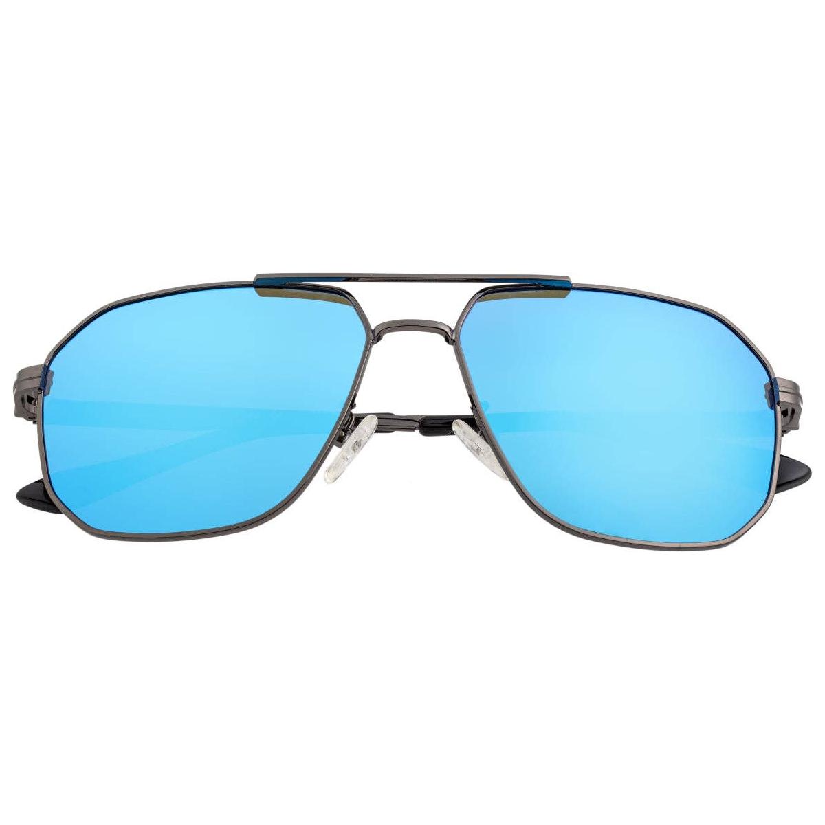 Breed - Breed Norma Stainless Steel Polarized Aviator Sunglasses