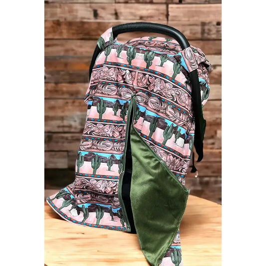 DESSERT CACTU PRINTED CARSEAT COVER