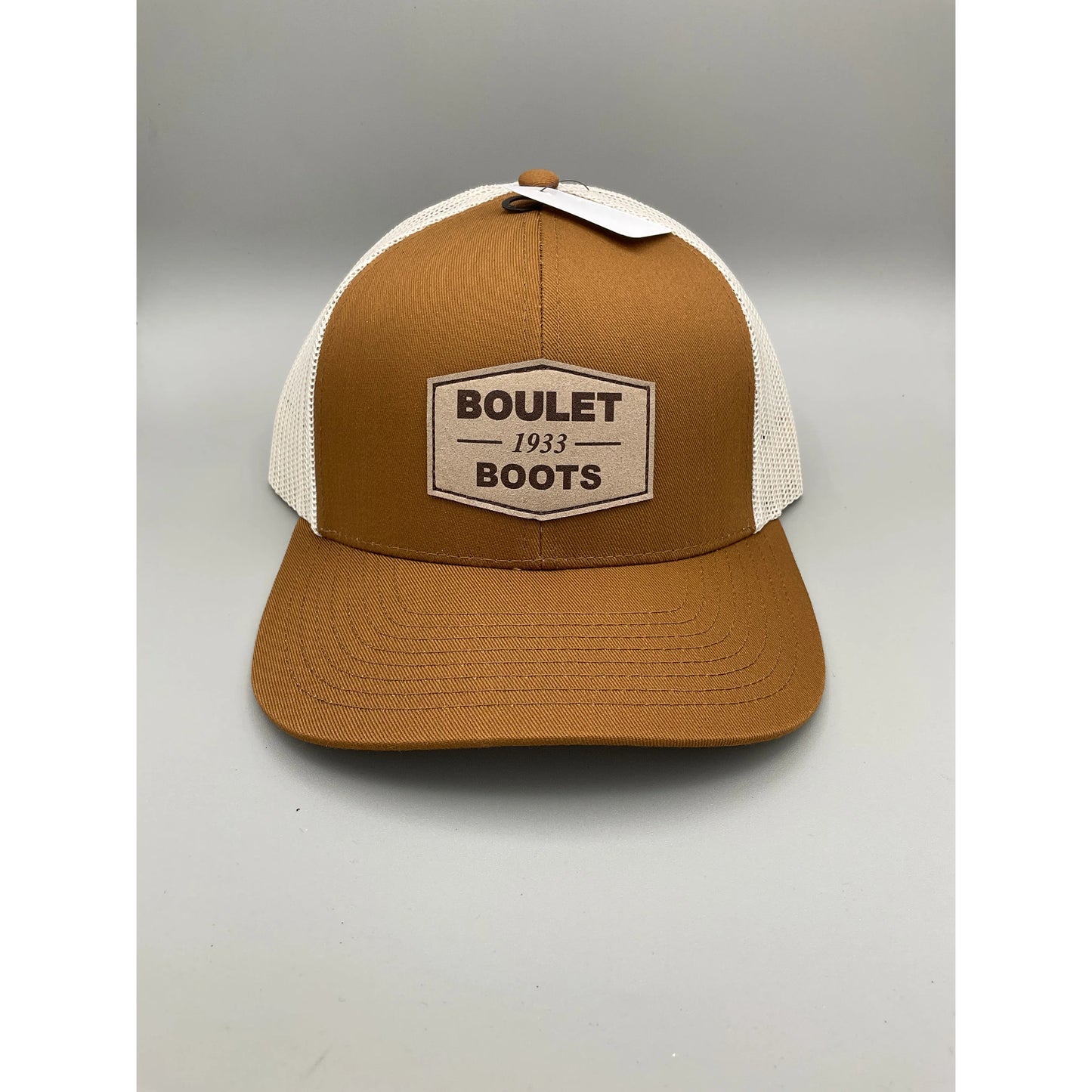 Boulet Boots Men’s Leather Patch Hats