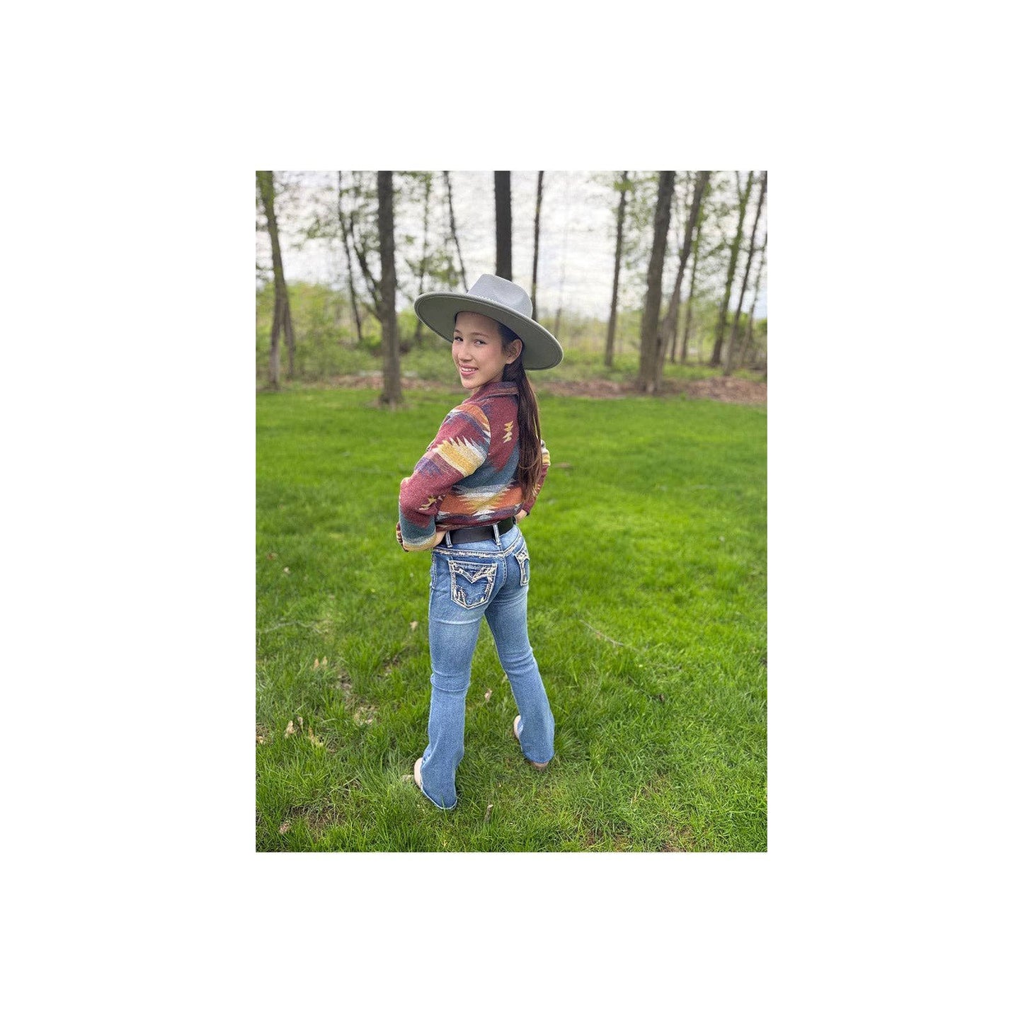Girls' Western Bootcut Jeans | Style MCGJ-HX-31