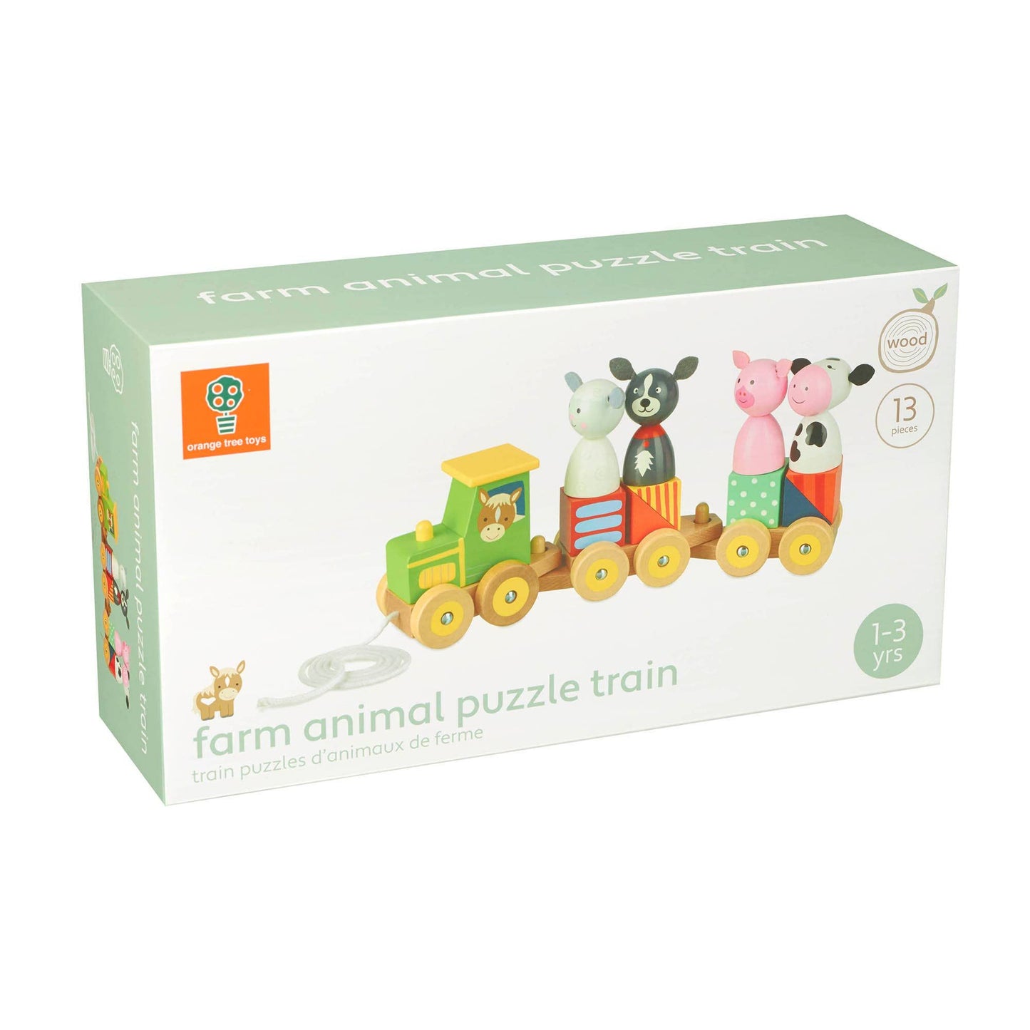 Orange Tree Toys - Farm Animal Puzzle Train