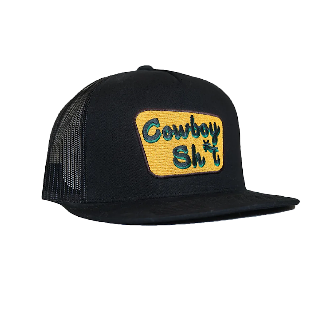 Cowboy Sh*t -  The 068 Black Snap Back Men’s Ball Cap