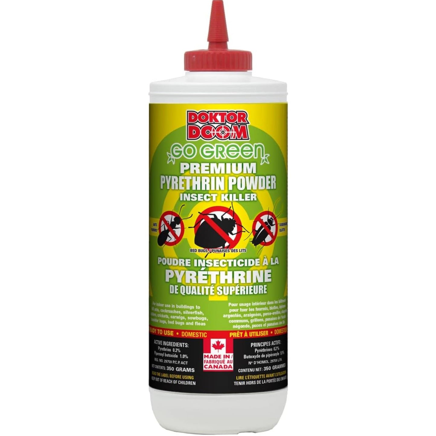 Doktor Doom Go Green Premium Pyrethrin Powder Insect Killer