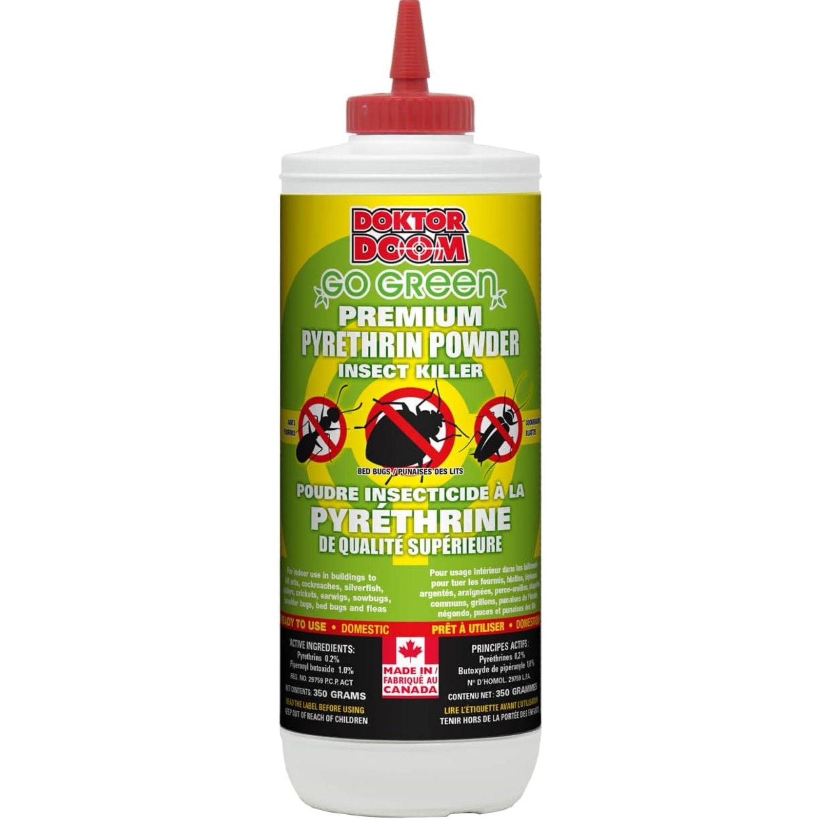 Doktor Doom Go Green Premium Pyrethrin Powder Insect Killer
