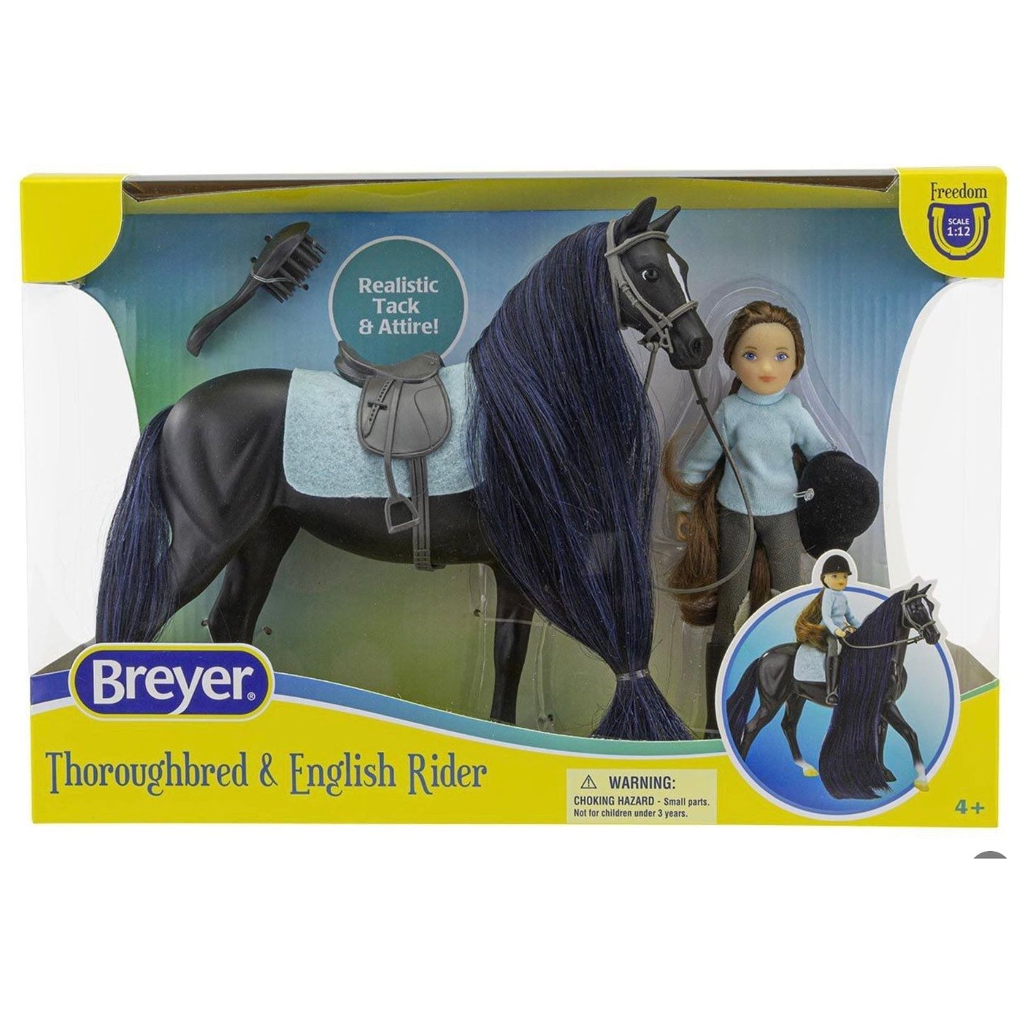 Breyer - Thoroughbred & English Rider Set 61145