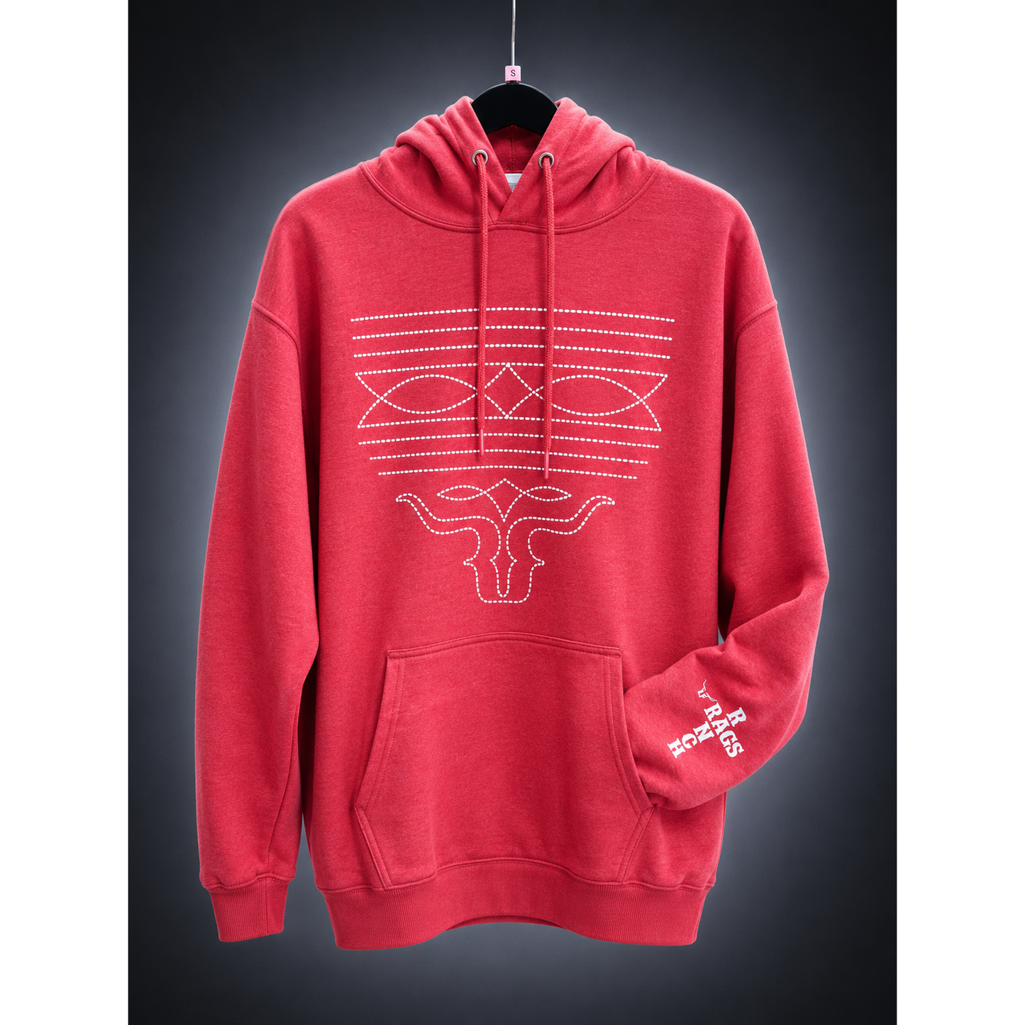 RanchRag's Longhorn Stitch Hoodie