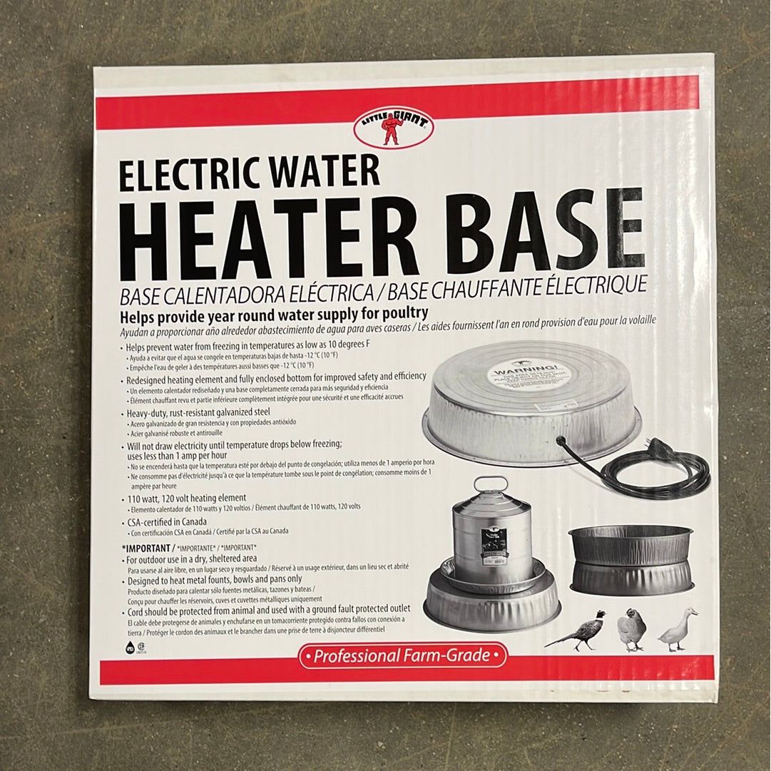 Little Giant Electric Water Heater Base we