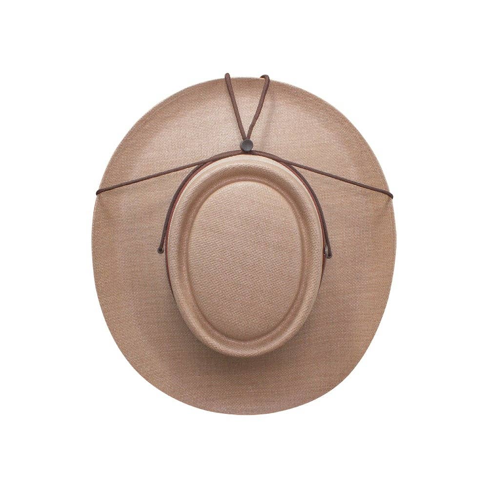 Wide Brim Straw Gambler Hat - Style Madrid