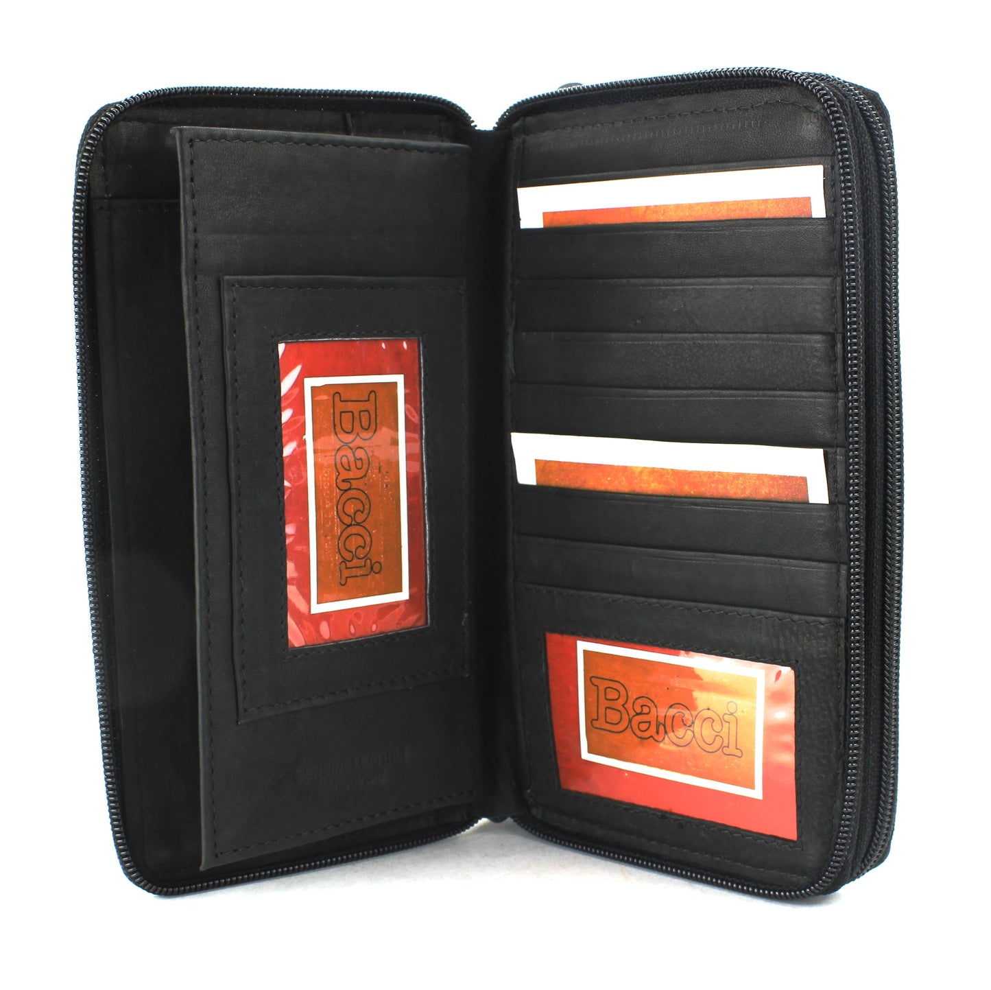 Double Zipper Women's Clutch 15585